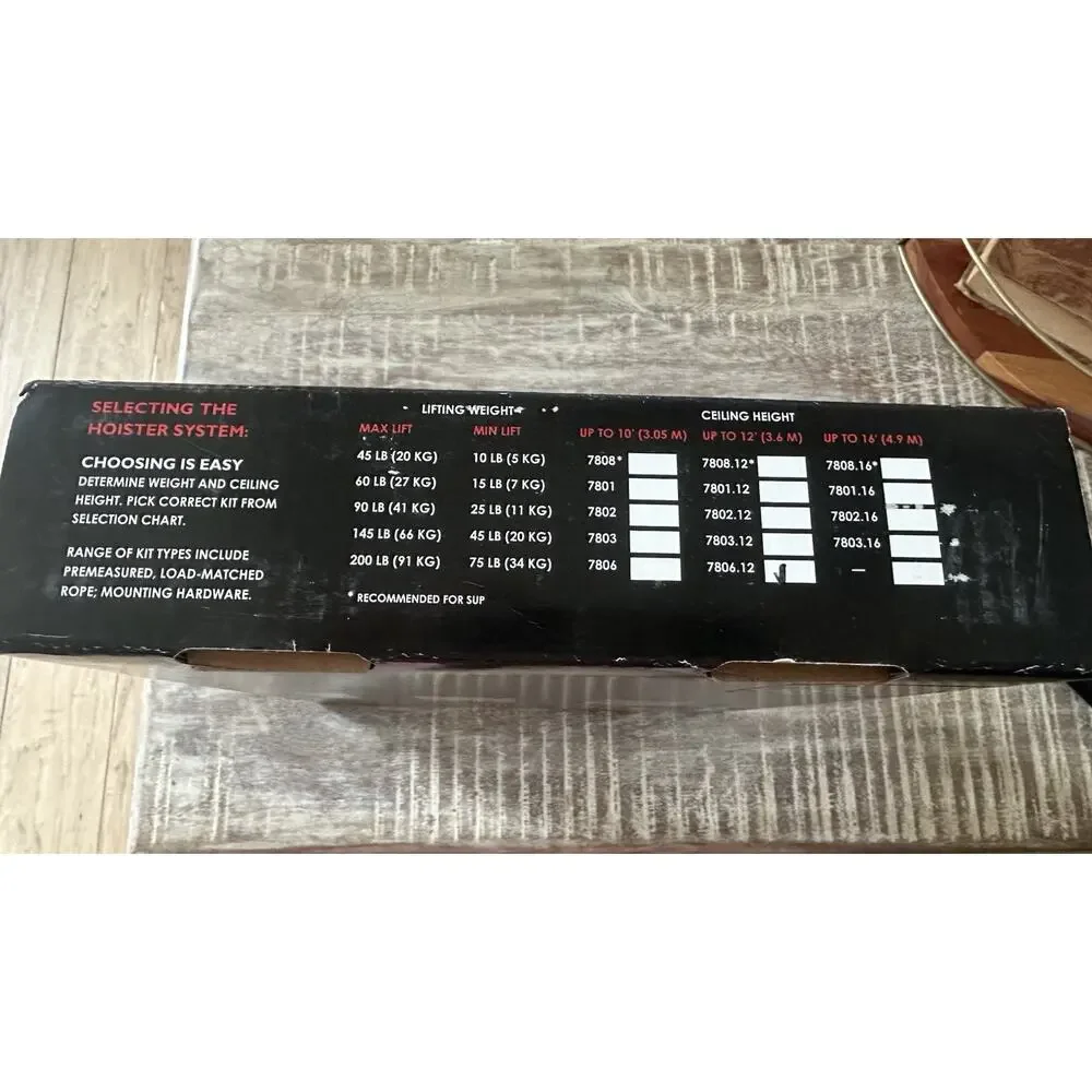 Harken Hoister Direct Truck Cap or Jeep Hardtop lift system 7806-12 Sealed NIB